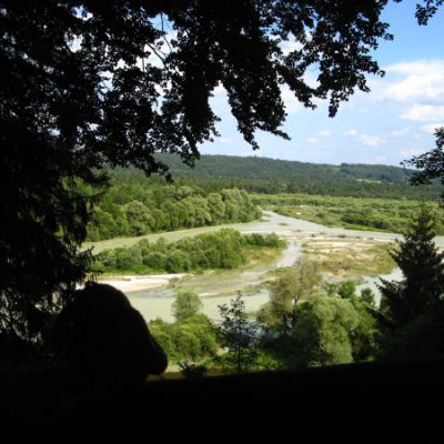 Blick auf die Flusslandschaft