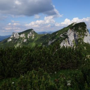 Blick auf zahlreiche Gipfel