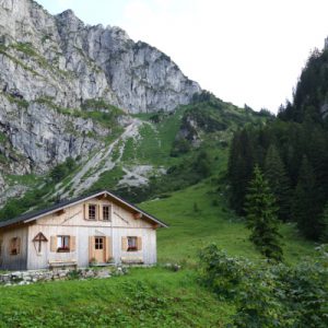 Lager der Tutzinger Hütte