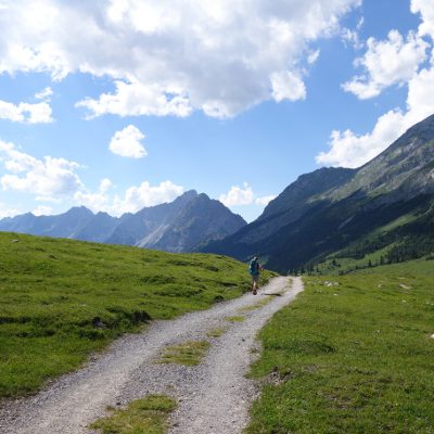 Der Weg zum Karwendelhaus