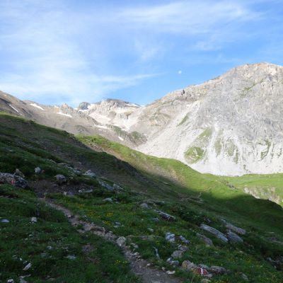 Anfangs waren wir noch auf Wiesenpfaden unterwegs