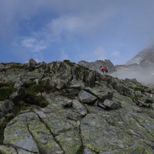 Landschaftlich war der Weg über Geröll wunderschön