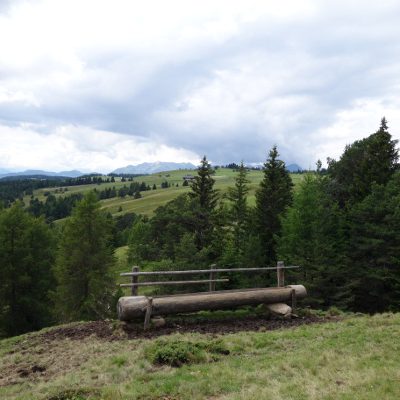 Immer Blick zurück zu den Zentralalpen