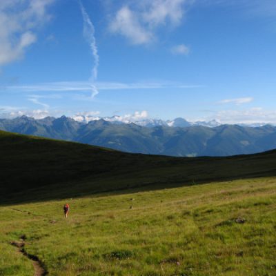 Und immer mit einer traumhaften Bergkulisse