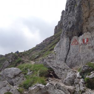 Wir folgen dem Dolomitenhöhenweg 2