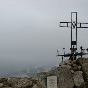 Gipfelkreuz des Piz Boe