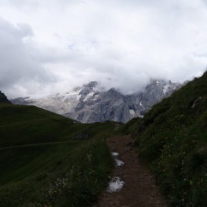 Weiterweg über Rifugio Fredorala und Viel dal Pan