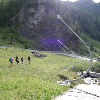 Nach dem Lago di Fedaia sind wir den Schipisten gefolgt