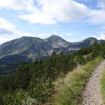 Weg mit traumhaften Panorama