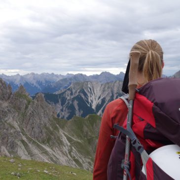 Hüttenwochenende im Karwendel: Freiunger Höhenweg und Abstieg