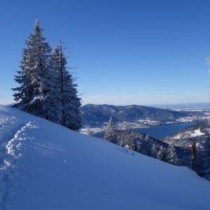 Rückblick zum Tegernsee