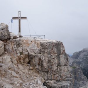 Gipfelkreuz auf dem Toblinger Knoten