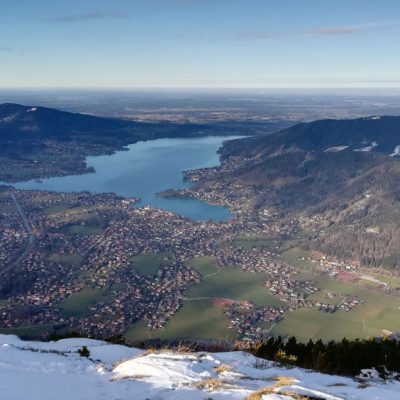 Ausblick zum Tegernsee